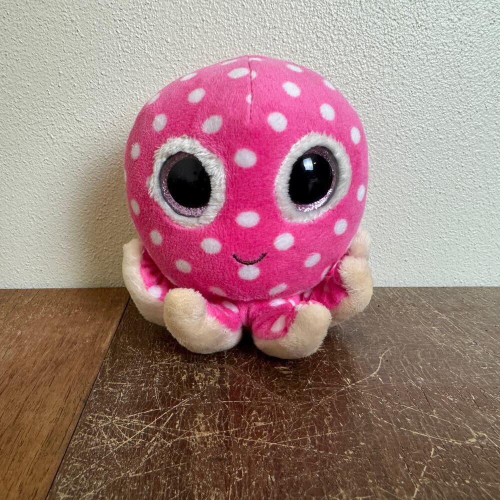 TY Beanie Boos Ollie Pink Octopus 2013 Beanbag plush stuffed animal